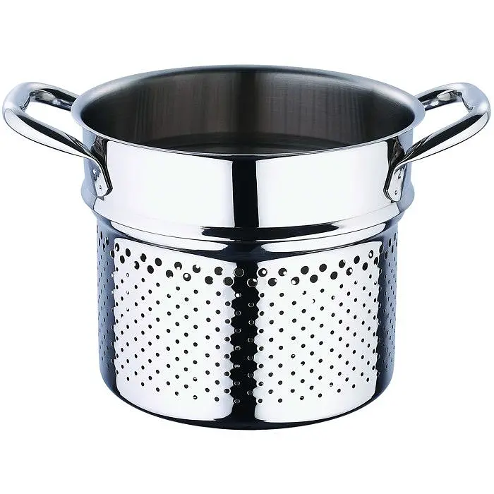 Каструля для пасти з кришкою Bergner Gourmet 5 л (3 предмета) (BG-6520) - фото 3