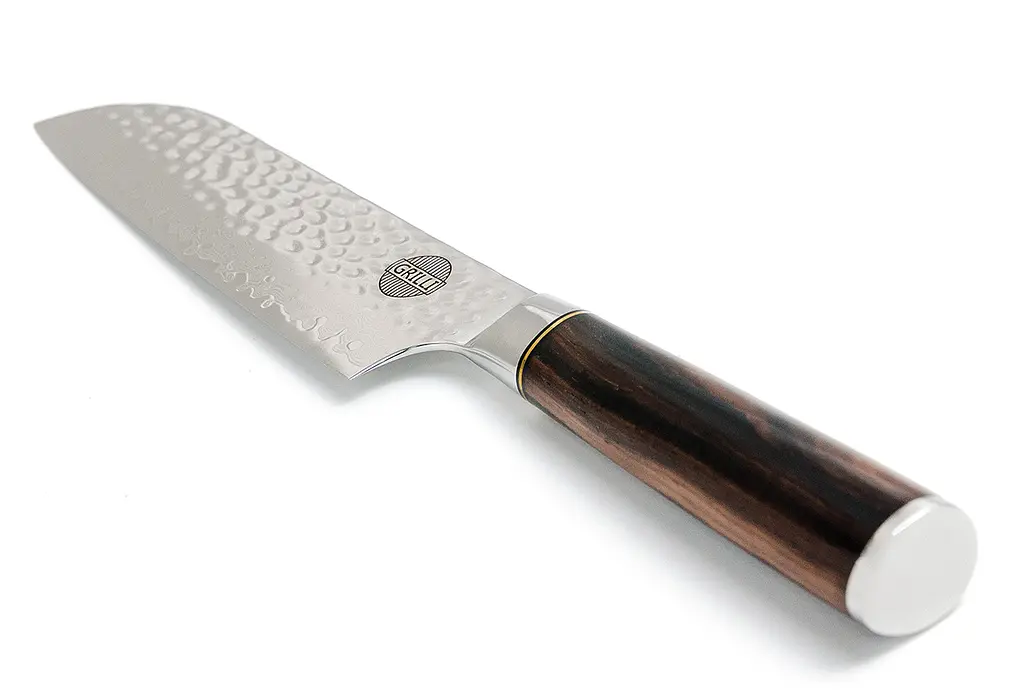 Профессиональный нож из дамасской стали Santoku 18 см GRILLI (88871) - фото 3