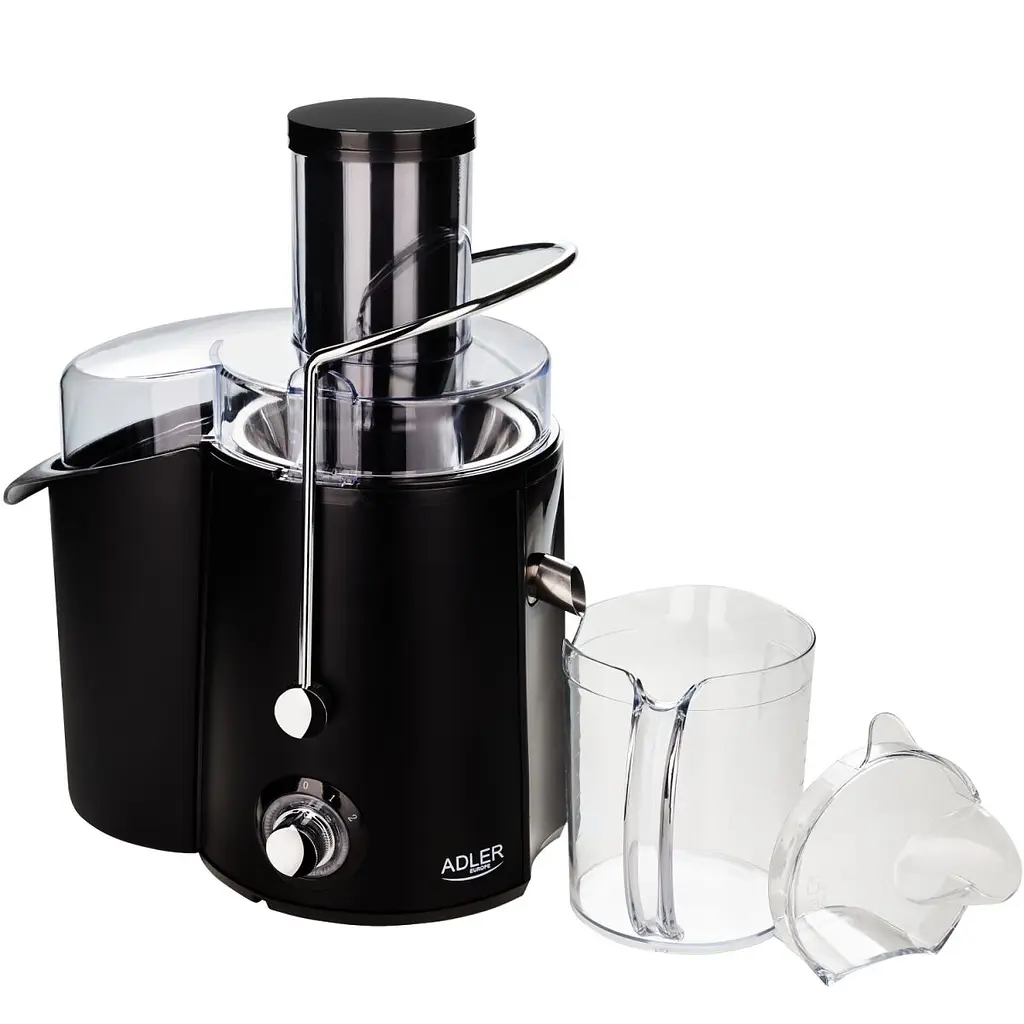 Соковижималка Adler AD 4127 black 1000Вт/контейнер для соку-1л/контейнер для м'якот-2л/і чорний (AD4127) - фото 2