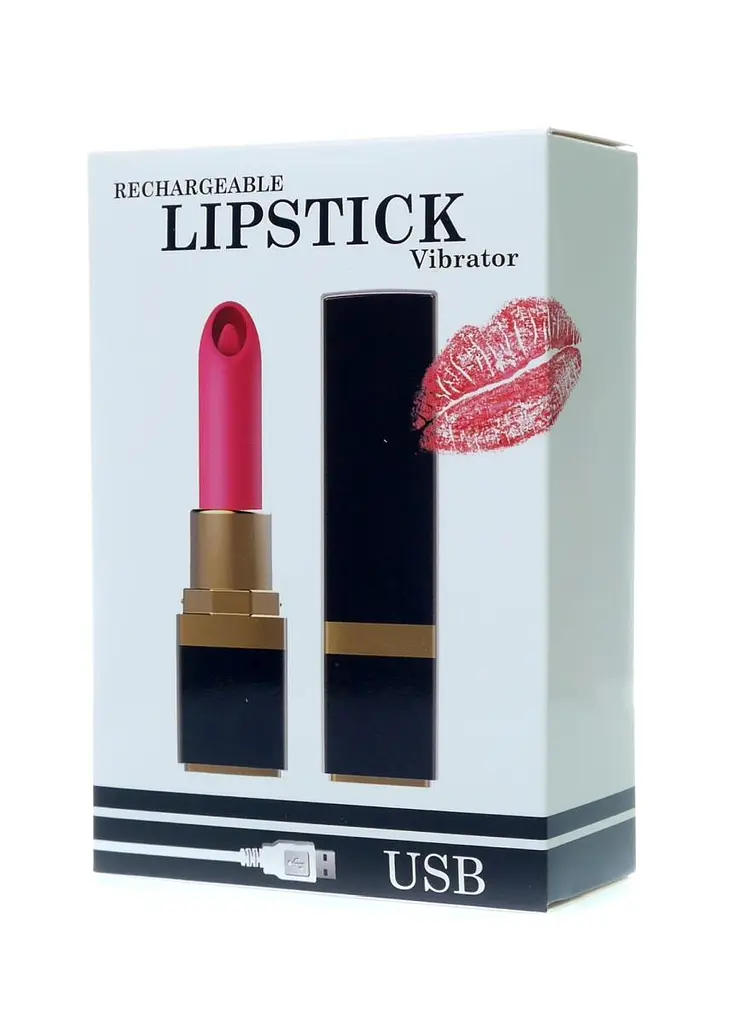 Вібратор для клітора Boss Series Rechargeable Lipstick 9.2 см рожевий - фото 9