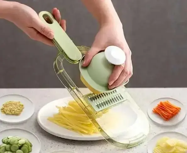 Овочерізка-слайсер Multifunctional Vegetable Cutter Slicer з контейнером 223-2 - фото 4