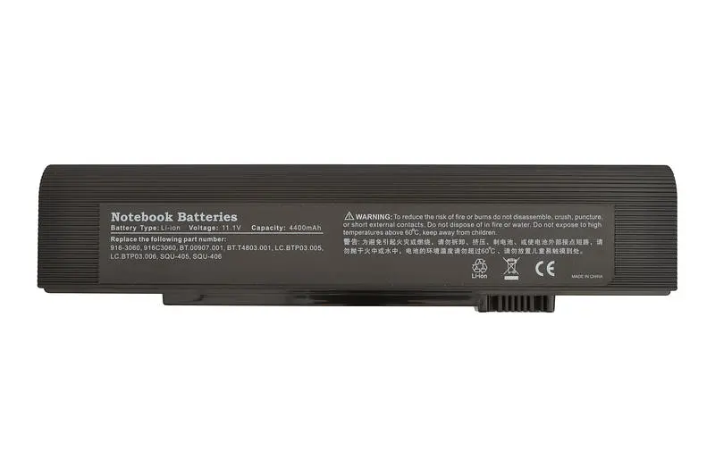 Акумулятор для ноутбука Acer TravelMate 3200, 3201, 3202, 3203, 3204, 3205, C200, C210, C203ETCi, C204Tmi, C213Tmi, C215TMi 11.1V Black - фото 5