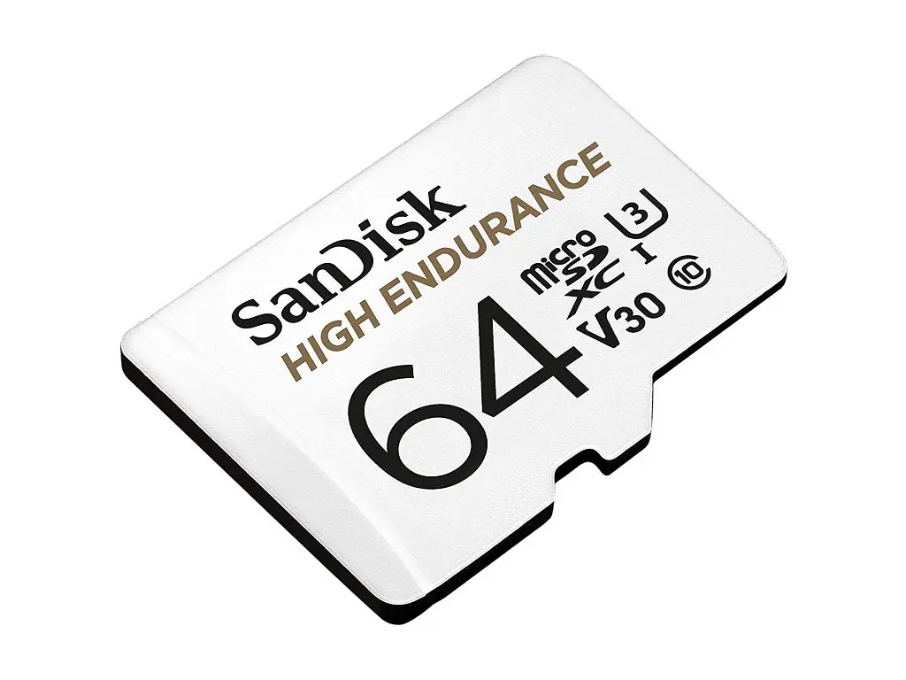 Карта пам'яті microSDXC (UHS-1 U3) SanDisk High Endurance 64Gb class 10 V30 (100Mb/s) (adapterSD) - фото 3
