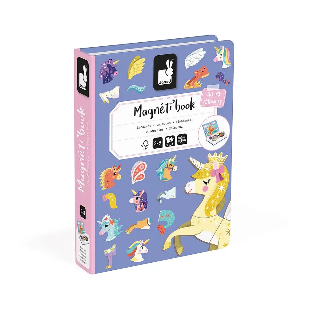Магнитная книга Единорожки Janod det0017682 - фото 8