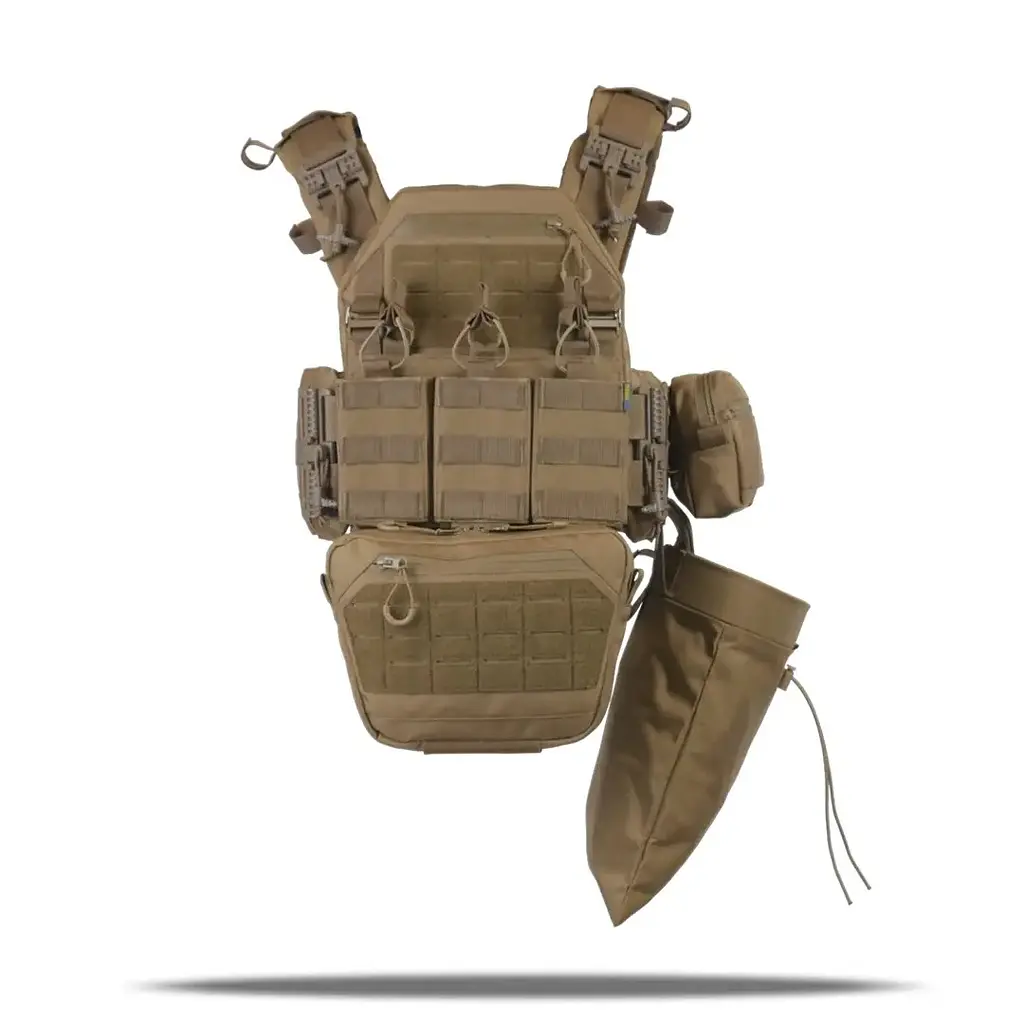 Плитоноска Kiborg GU gen.2 + 6 підсумків Coyote (1000-k66002) - фото 4