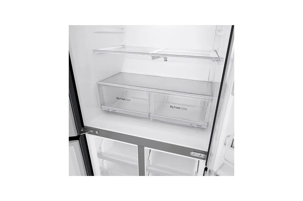Холодильник Multy Doors LG GC-Q22FTBKL 179х73х84см 4 двері холодильне відділення 315 л морозильне відділення 143 л A+,NF Чорний матовий (GC-Q22FTBKL) - фото 10