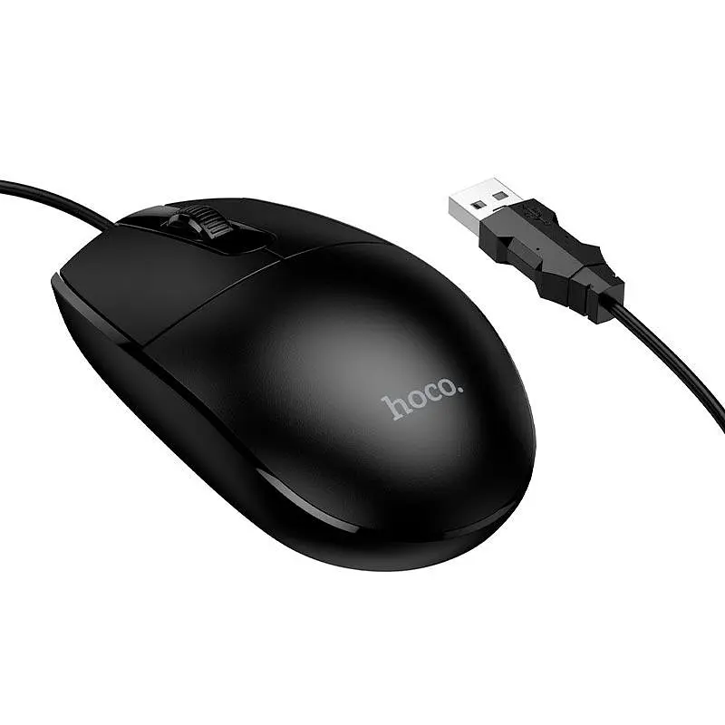 Миша HOCO League business wired mouse GM50 | 1.45m | 6942007668811