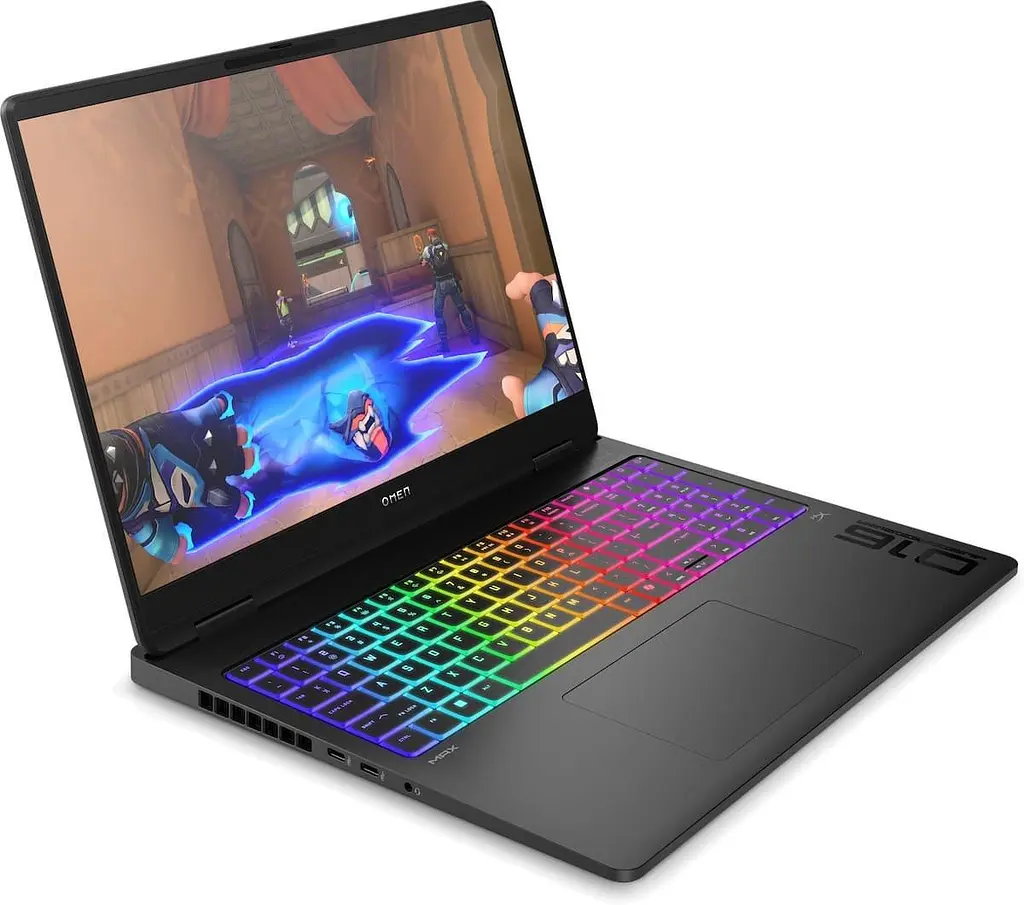 Ноутбук HP 16 OMEN MAX 16-AK0098NR IPS 2560x1600 240Hz/Ryzen 9 AI 375HX/32GB/1TB/RTX 5080/W11P/Shadow Black (CG6Y7UA) - фото 3