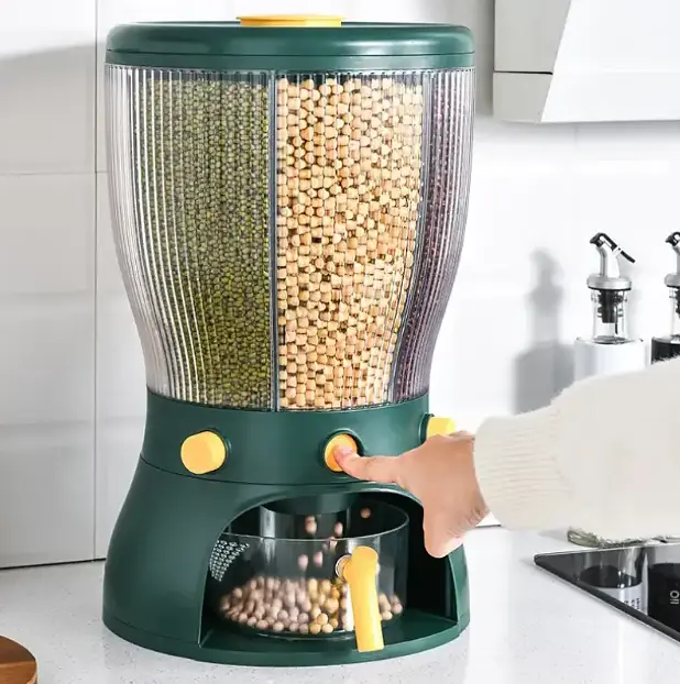 Диспансер-органайзер для круп та сипучих Rotate-Dispenser ∙ Контейнер з дозатором для сипучих продуктів - фото 3