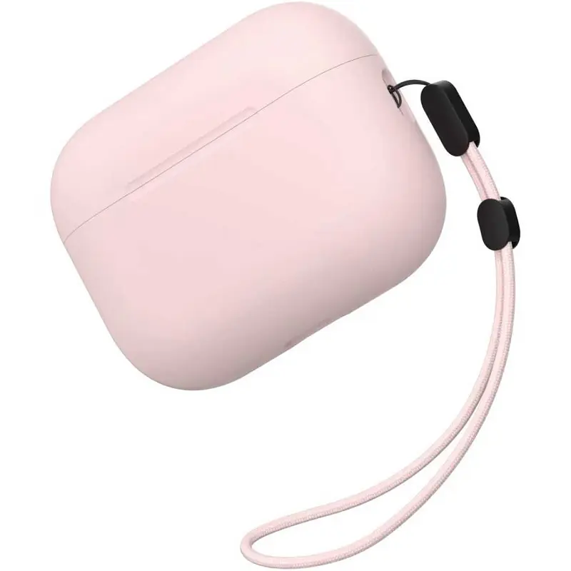 Силіконовий футляр Liquid silicone для навушників AirPods Pro 3 Pink Sand Blueo teh0029213
