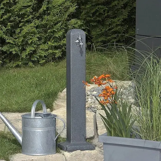 Садова колонка Prosperplast Poller з краном для підключення до системи водопостачання антрацит (5905197571911) - фото 5