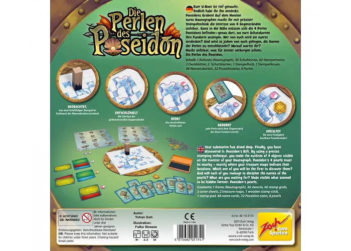 Настольная игра Zoch Жемчужины Посейдона (Die Pearls вes Poseidon) (англ.) (601105174) - фото 3