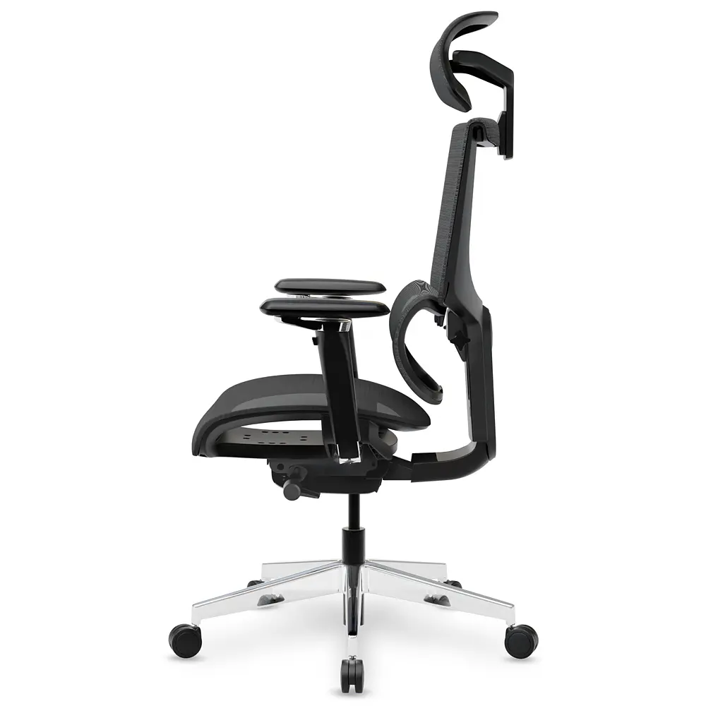 Крісло Mealux S8 Air Black (арт. HF-S8P M/B) - фото 8