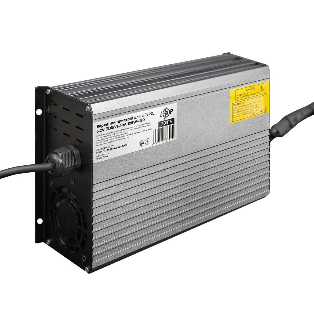 Зарядное устройство для аккумуляторов LiFePO4 3.2V (3.65V)-40A-128W-LED - фото 3