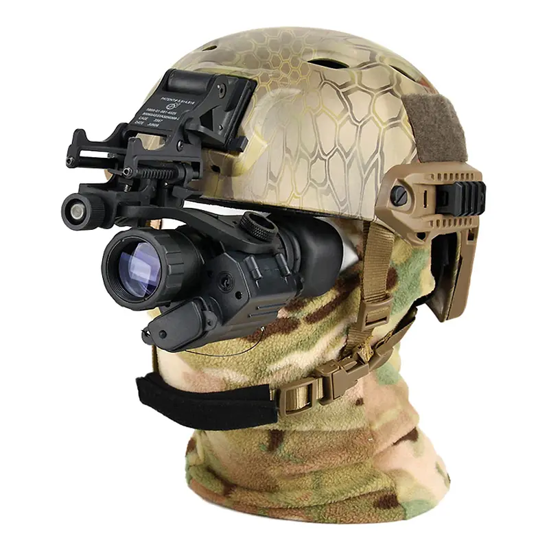 Повний комплект монокуляр нічного бачення ПНБ Nectronix CL27-0008 + модернізоване кріплення на шолом Rhino mount (100856-949) - фото 4