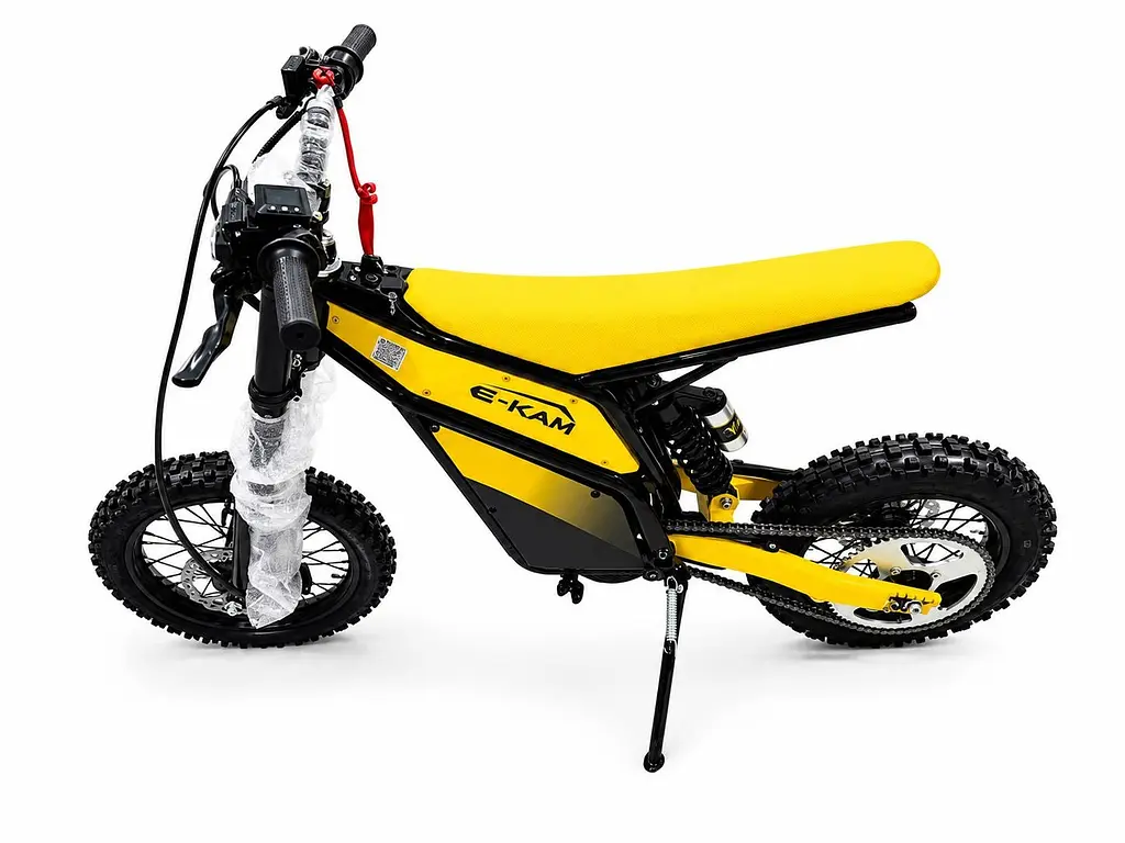 Електровелосипед Пітбайк Ендуро E-KAM-R3 (2000W, 52V, 30Ah) жовтий + шолом скутер - фото 2