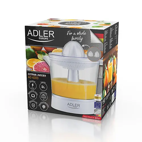Соковитискач для цитрусових Adler AD 4009 - фото 10