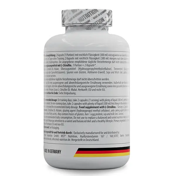 Цитрулін L-Citrulline 240 капсул MST Nutrition vit0004707 - фото 3
