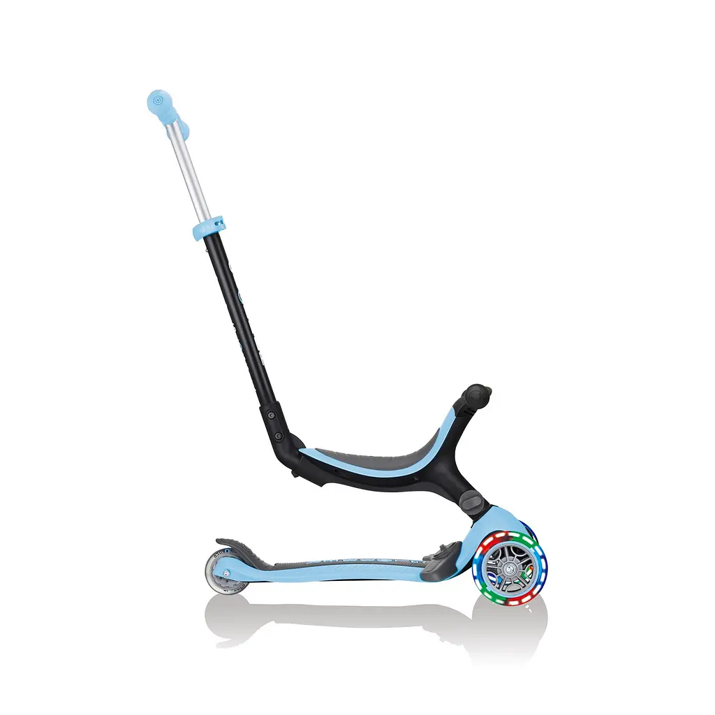 Самокат Globber Go up foldable plus lights, пастельно-синій (743-200) - фото 10