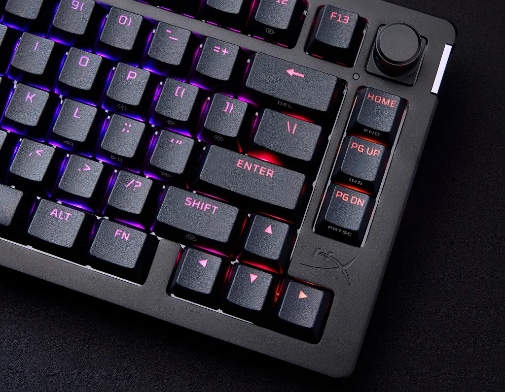 Клавіатура HyperX Alloy Rise 75 PBT HX Red UA Black (7G7A4AA) [116815] - фото 11