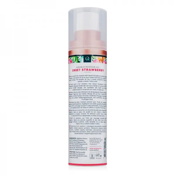 Массажное масло Exotiq Massage Oil Sweet Strawberry 100 мл - фото 4