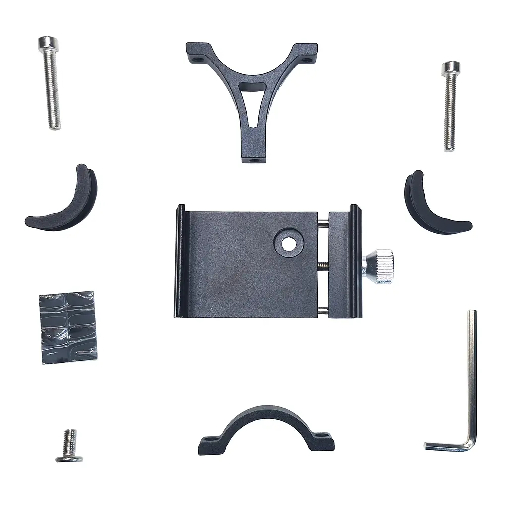 Велосипедний тримач для телефону A-Bike M3-05 5,5-10 см алюмінієвий чорний (G0001287) - фото 4