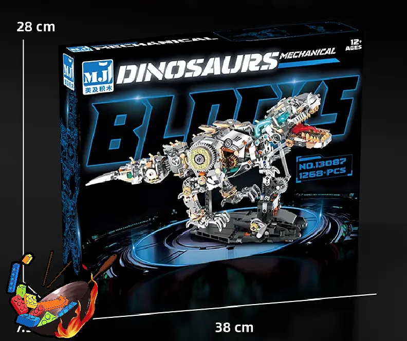 Конструктор динозавр MJI Тиранозавр РЕКС Tyrannosaurus для дітей та дорослих 1268 деталей - фото 2