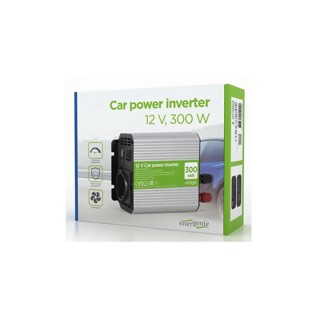 Автомобільний інвертор EnerGenie 12V/220V 300 Вт (EG-PWC300-01) - фото 4