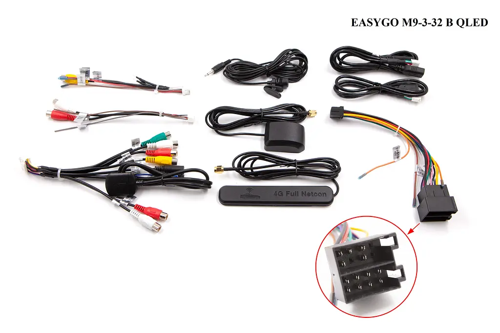 Автомагнитола EasyGo M9-3-32 B QLED - фото 5