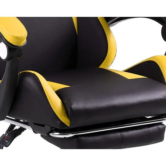 Геймерське крісло GT Racer X-2323 Black/Yellow [122608] - фото 11