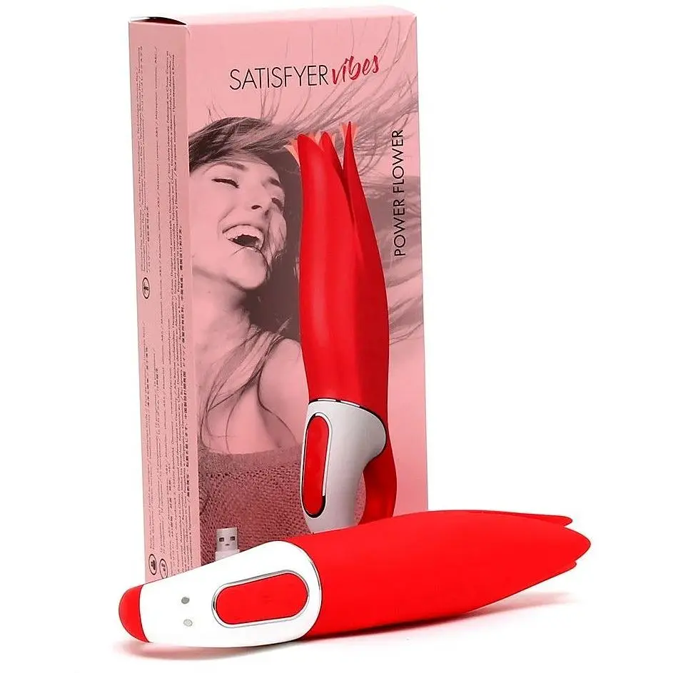 Потужний вібратор Satisfyer Vibes Flower Power - фото 3