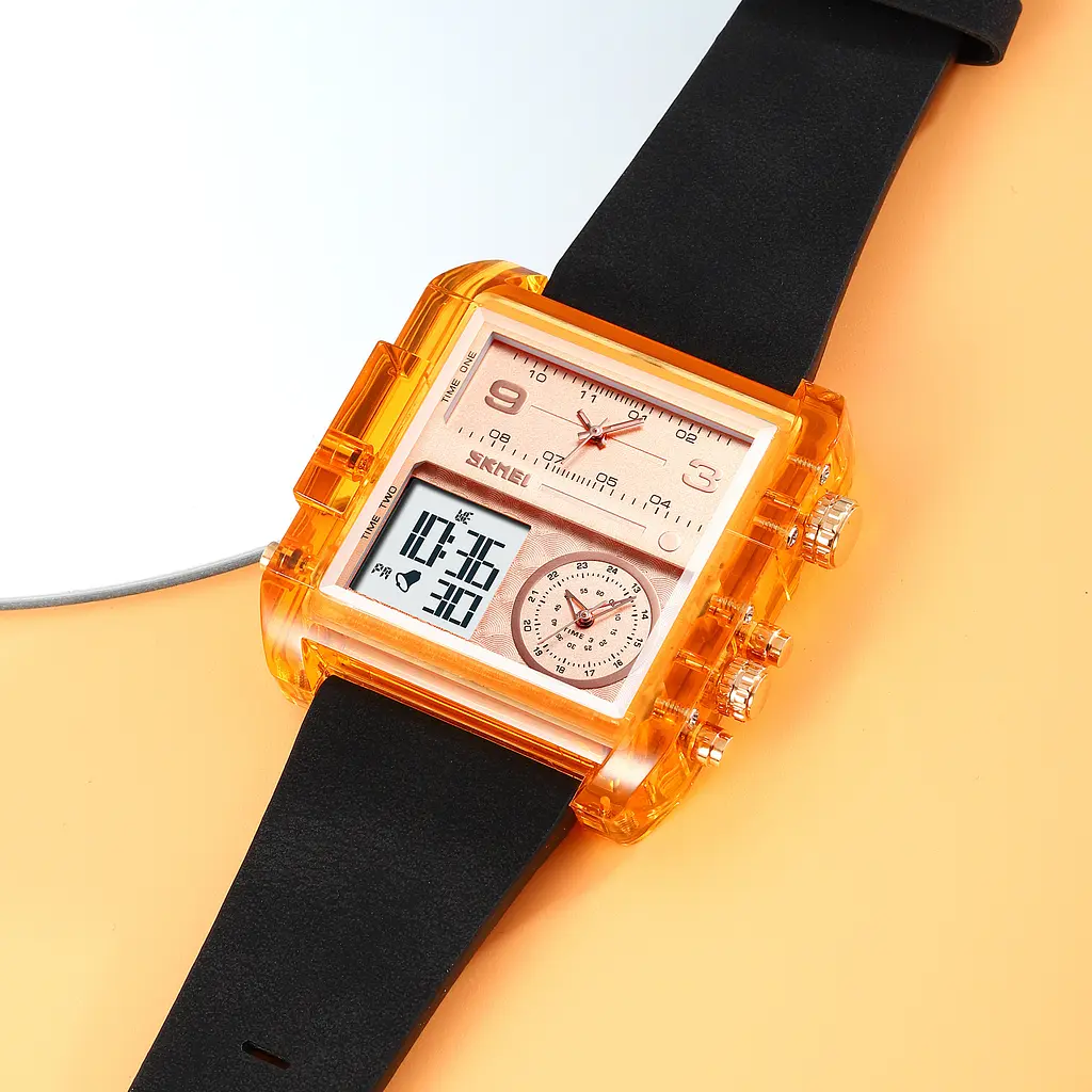Наручные часы мужские 2020AR Amber-Transparent Skmei acs0030387 - фото 4