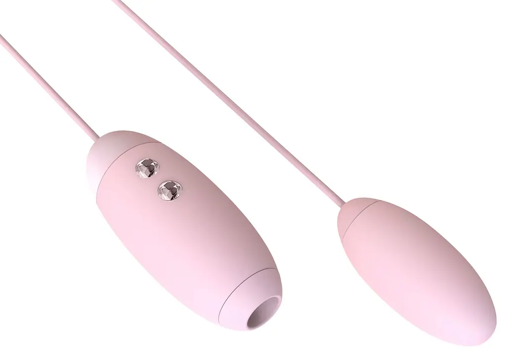Вакуумний стимулятор з віброяйцем 2-в-1 KISSTOY Miss VV - фото 2