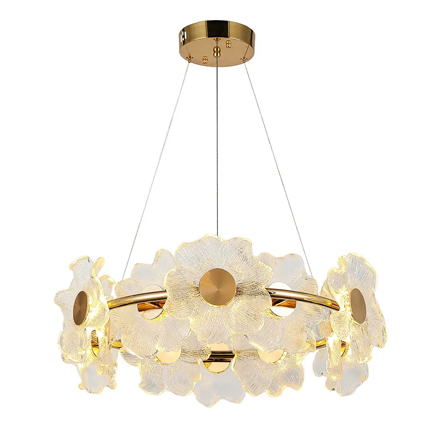 Люстра LED Levistella 7989249-12 led (600) GD, 20W, золотий, стельова, для вітальні - фото 2