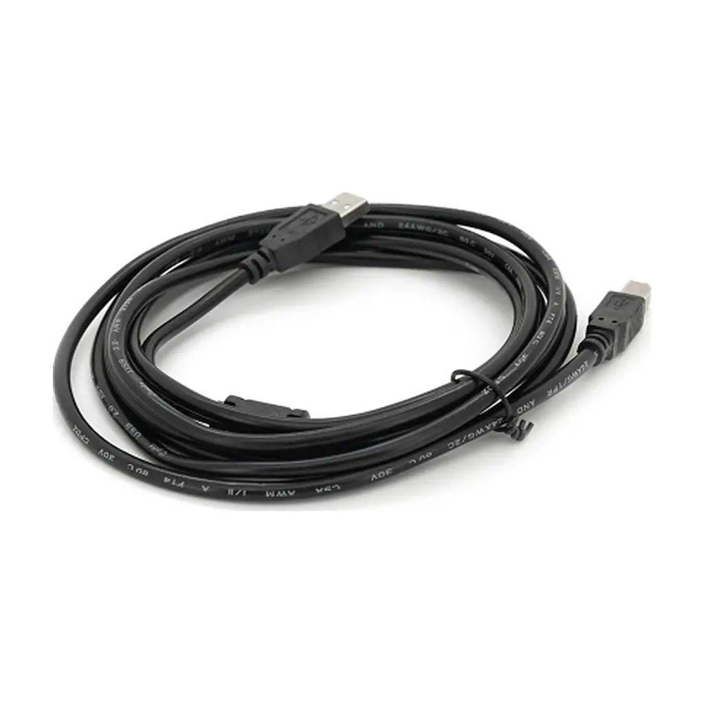 Кабель для принтера USB 2.0 AM/BM 3.0m ferrite black Voltronic (YT-AM/BM-3.0BB) - фото 2