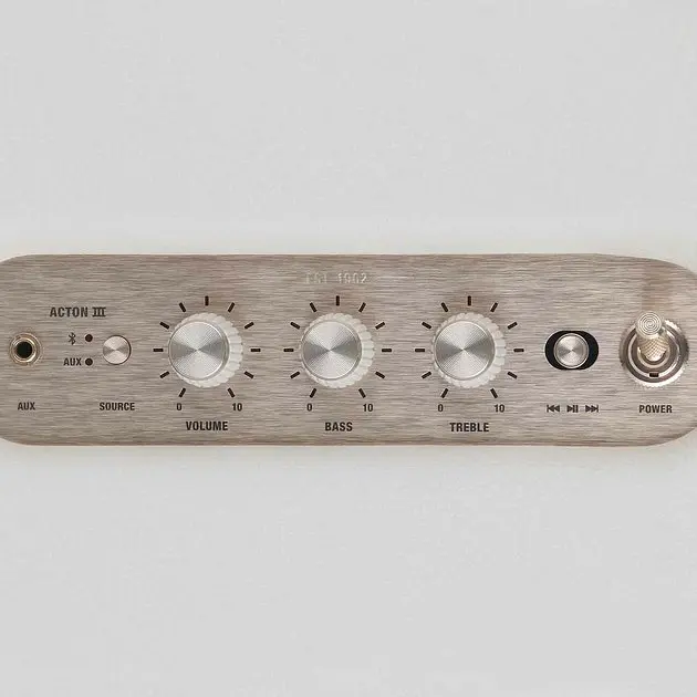 Портативная акустика Marshall бесспроводная Acton III Cream (1006005) - фото 6