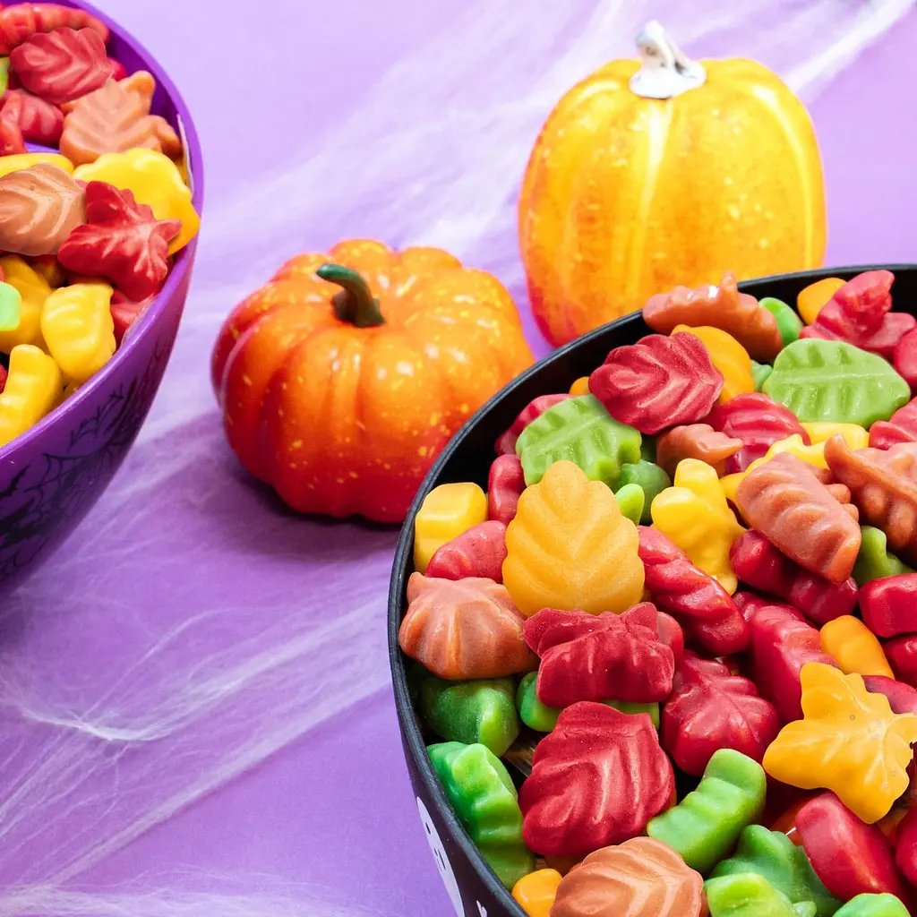 Жувальні цукерки Brach's Halloween Autumn Leaves Mellowcreme Candy 227 г - фото 3