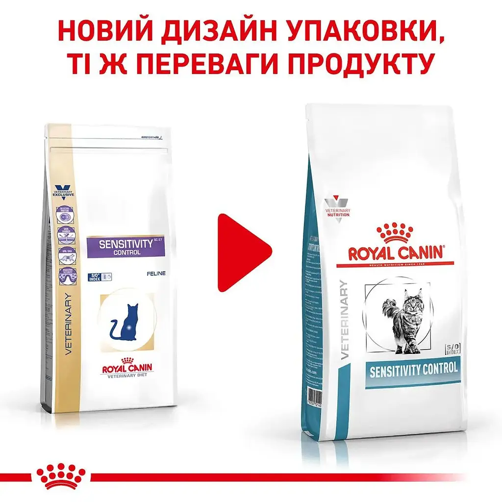 Сухий корм для котів Royal Canin Sensitivity Control Feline при харчовій алергії 0.4 кг - фото 2