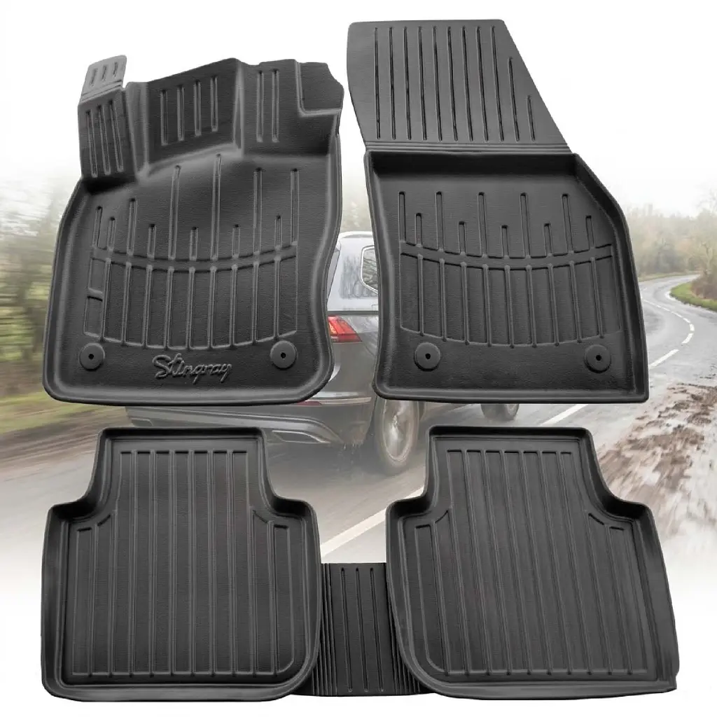 Комплект 3D килимків в салон Volkswagen Tiguan II Allspace (2016-)