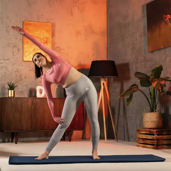 Килимок для йоги Hop-Sport HS-NB015GM NBR 1.5 см темний морський - фото 6