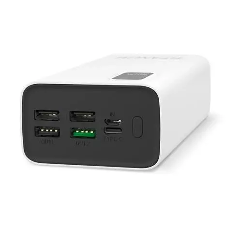 Універсальна мобільна батарея 30000 mAh, Titanum 728S, White, 22.5 Вт, 4xUSB / Type-C, QC 3.0, PD (TPB-728S-W) - фото 3