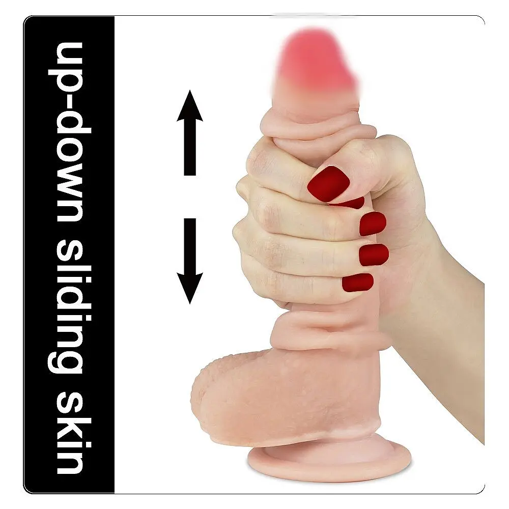 Фаллоимитатор Sliding Skin Dong 7 '' Love Toy 66-LV317001 91246 - фото 5