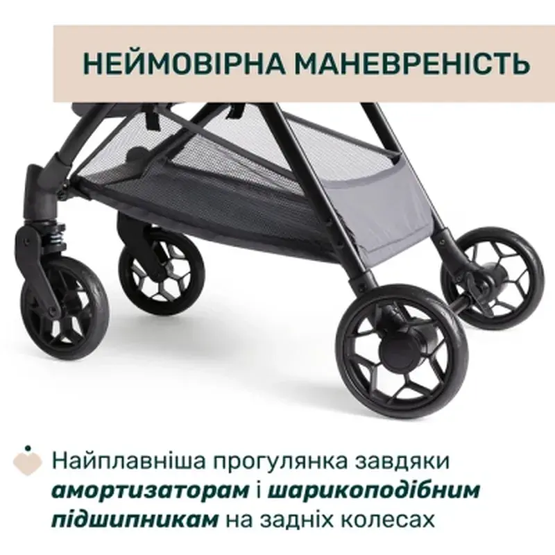 Коляска Chicco Urbino сіра (8058664182008) (87138.26) - фото 2