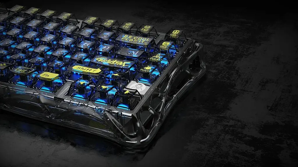 Клавіатура GravaStar Mercury K1 Lite TKL Black (GSK1LITE_XTAL_BLK) - фото 9