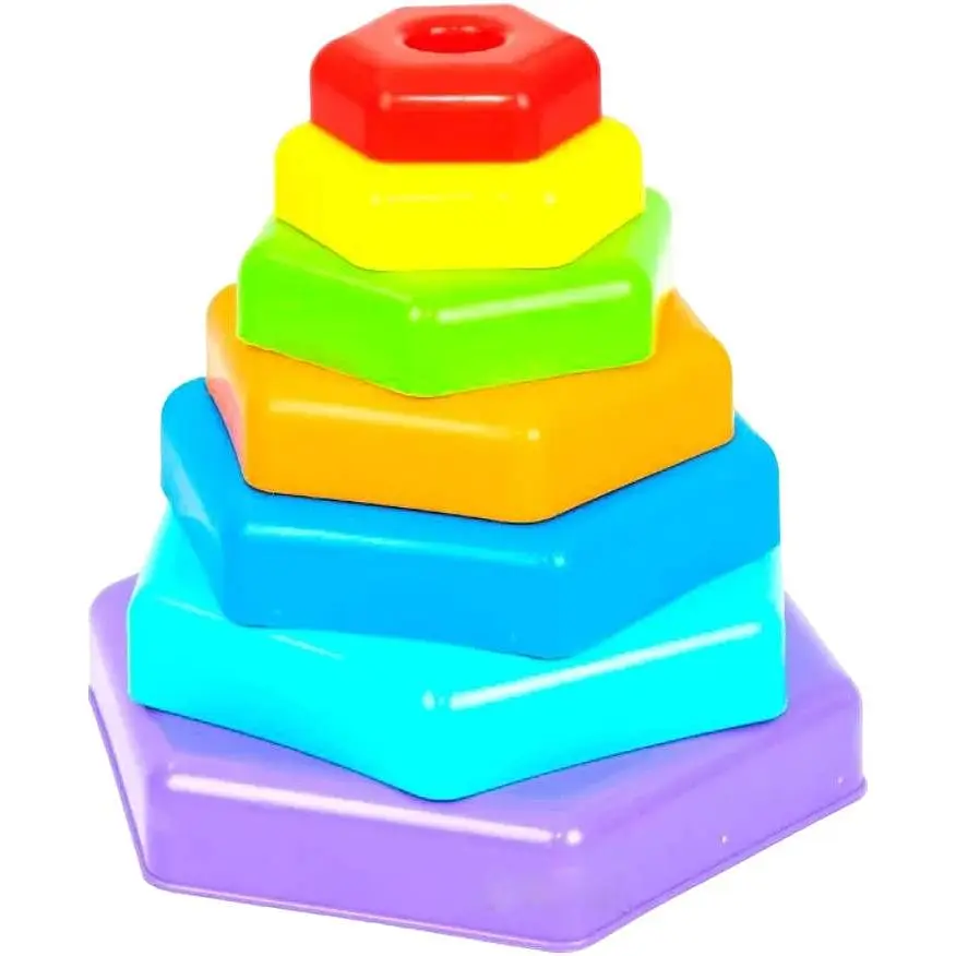 Пирамидка Tigres Радуга развивающая (39363) - фото 1