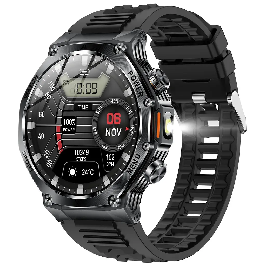Часы Smart Surf X Pro Black Rubber, 2 ремешка - фото 9