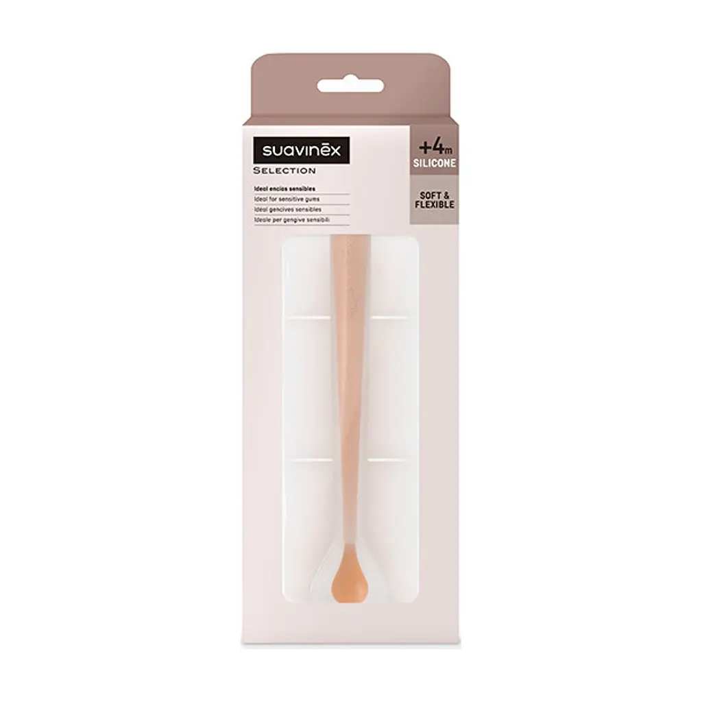 Ложка дитяча Suavinex Colour Essence силіконова помаранчева (401533) - фото 2