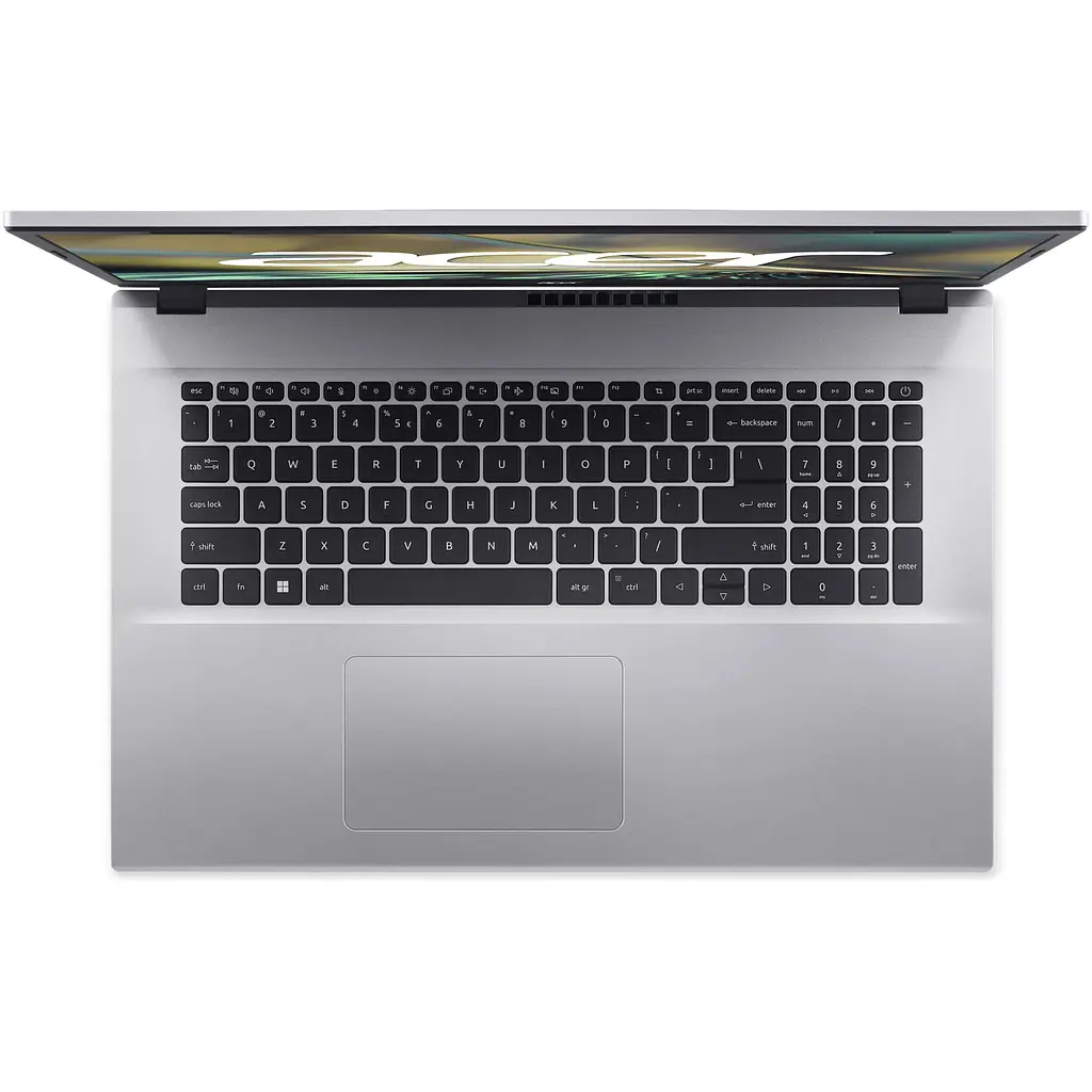 Ноутбук Acer Aspire 3 A317-54-78BK з процесором Intel Core i7-1255U pana la 4.7GHz, 17.3”, Full HD, 16GB DDR4, 1TB SSD, Intel Iris X графікою, No OS, Pure сріблястий - фото 6