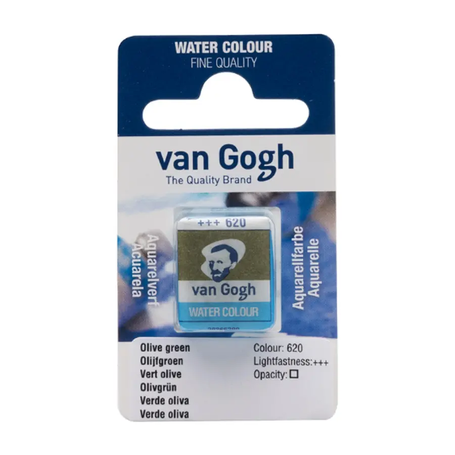 Фарба акварельна Van Gogh (620) Оливковий зелений кювета Royal Talens (8712079419431)