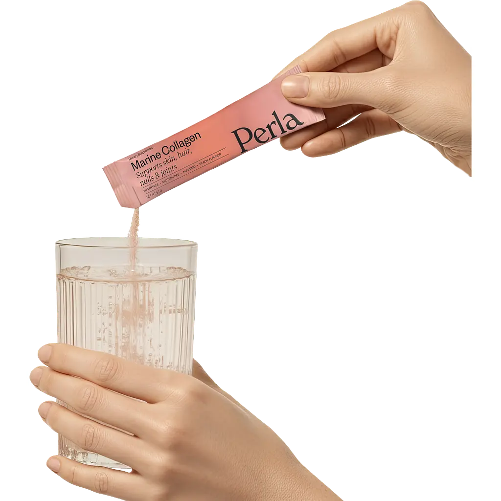 Дієтична добавка Perla Helsa Collagen Marine Peach пептиди колагену зі смаком персику 30 стіків по 5 г - фото 3